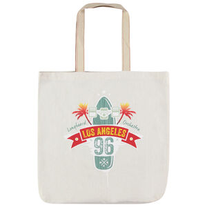 Tote Bag en coton recyclé à imprimé fantaisie 