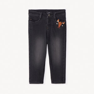 Jean effet denim et doublure micropolaire pour bébé garçon 
