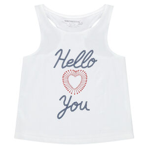 Débardeur en jersey avec print fantaisie 