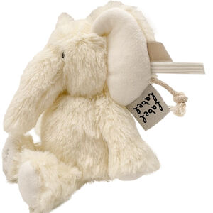 Petite Peluche Eléphant Elly Ivoire Taille S 