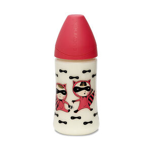 Biberon Super Héros 270 ml - Rose 