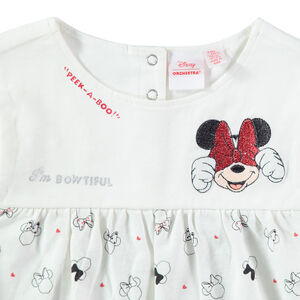 Tunique manches longues avec motifs Minnie Disney printés 