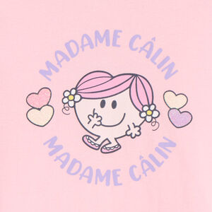 T-shirt manches longues print Madame Câlin pour bébé fille 