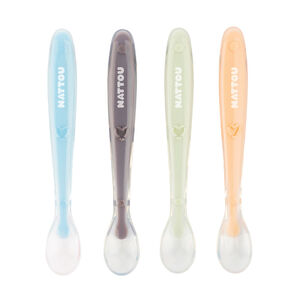 Pack 4 cuillères en silicone - Multicolore 