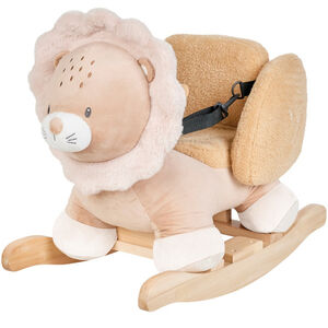 Animal à bascule Ernest le Lion Beige/Ecru 
