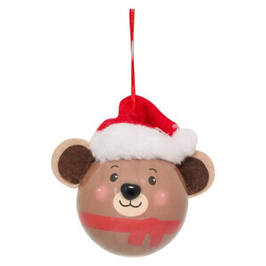 Boule de Noël 6,5cm Ours 
