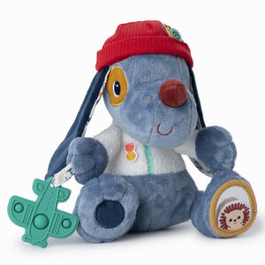 Peluche multi-activités avec anneau dentition Jules le Chien 