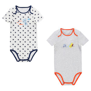Lot de 2 bodies assortis print Sammy & Co. 