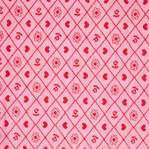 Lot de 2 draps housses 60x120 cm - Rose 