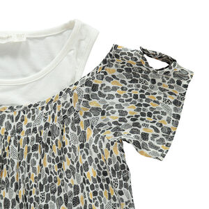 Junior - Tunique à épaules ajourées avec imprimé ethnique all-over 