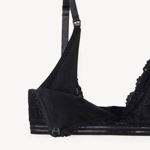 Soutien-gorge d’allaitement triangle en dentelle 