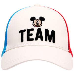 Casquette tricolore à broderie en relief Mickey Disney garçon 