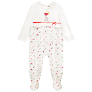 Dors-bien manches longues print fantaisie pour bébé fille 