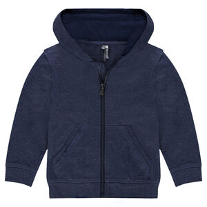 Junior - Gilet à capuche en molleton léger zippé 