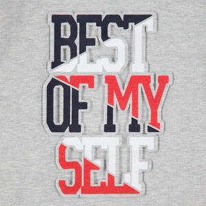 Sweat en molleton avec inscription esprit campus 