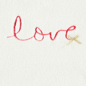 Sweat en polaire avec message brodé sur le devant  