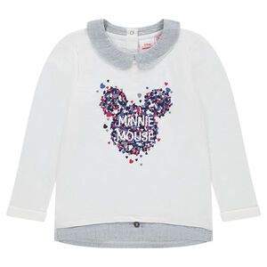 Sweat en molleton léger effet 2 en 1 Disney print Minnie 