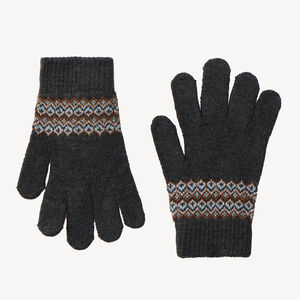 Gants en tricot jacquard garçon 