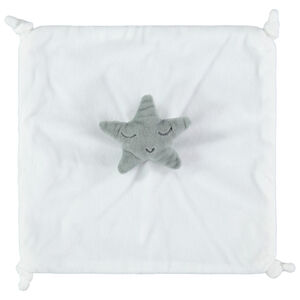 Doudou plat étoile en velours 