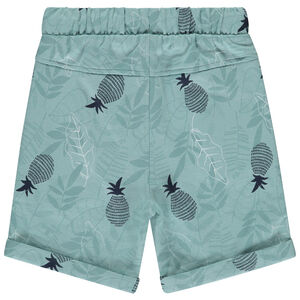Bermuda molleton imprimé ananas pour bébé garçon 