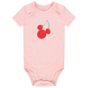 Body manches courtes print Minnie forme cerises 