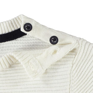 Pull rayé en tricot fantaisie pour bébé garçon 