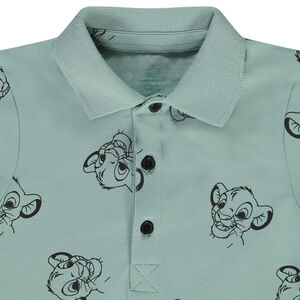 Polo manches longues imprimé Simba Disney pour bébé garçon 