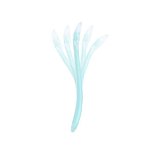 Cuillère en silicone 1er âge - Azur 