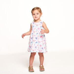 Robe sans manches imprimé Stitch & Angel Disney pour bébé fille 