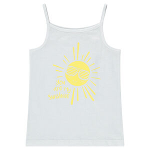 Junior - Débardeur en jersey avec soleil printé 