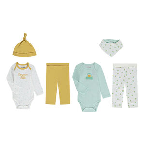 Lot de 2 ensembles 3 pièces en jersey pour bébé 