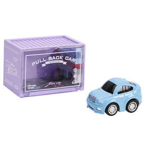 Véhicule miniature à friction Voiture bleu/noir 