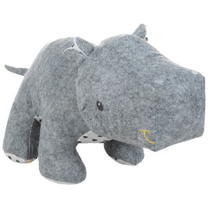 Peluche en feutrine forme hippopotame  
