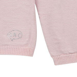 Gilet en tricot avec effet de coudières au dos 