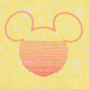 Tee-shirt manches courtes en jersey avec imprimé all-over et print Mickey  Disney 