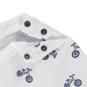 T-shirt manches courtes imprimé vélos pour bébé garçon 