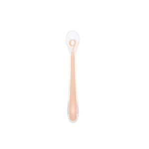 Cuillère silicone 1er âge - Peach 
