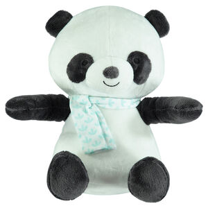 Peluche ouatinée en velours forme panda 
