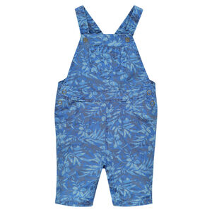 Salopette short avec imprimé végétal all-over 