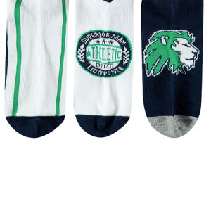 Lot de 3 paires de chaussettes courtes avec motifs fantaisie en jacquard 