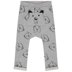 Pantalon de jogging en molleton imprimé ours 