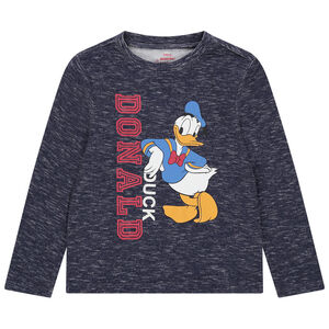 T-shirt manches longues chiné print Donald Disney 