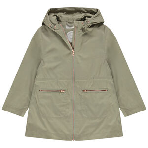 Veste saharienne en toile à poches zippées 