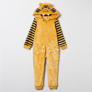 Surpyjama tigre en sherpa à poches 