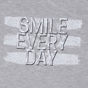 Junior - Tee-shirt manches courtes coupe longue avec message printé 