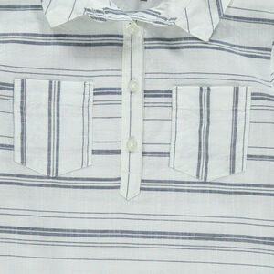 Junior - Chemise longue à rayures fantaisie 