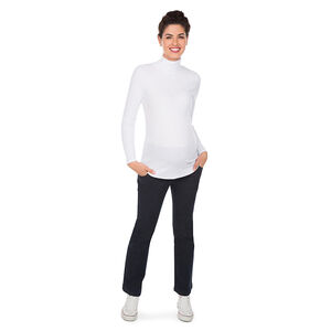 Sous-pull de grossesse côtelé à col roulé 