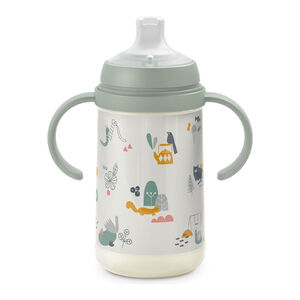 Vase d'apprentissage anti-goutte avec poignées Walk in the Park 270 ml vert 