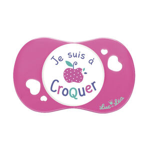 Sucette symétrique +18 mois – Je suis à croquer 