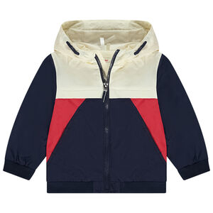 Coupe-vent retro effet color block pour bébé garçon 